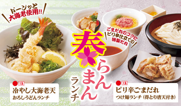 ※こちらのフェアは終了しております。『春らんまん』得得のお得な春ランチ🌸3/10～