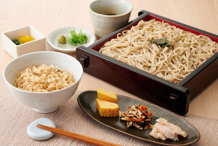 ざるそばセット 花旬庵